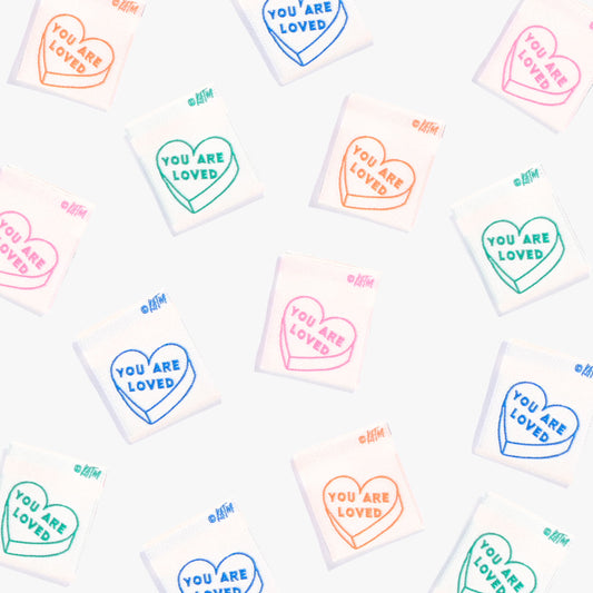 Kylie and the Machine - Woven Labels - "You Are Loved" Candies