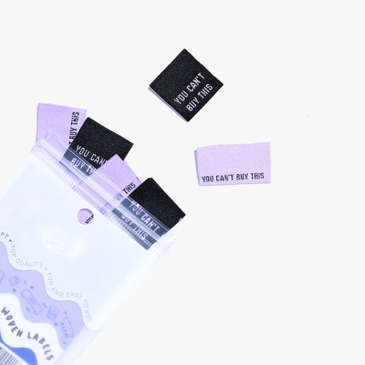 Kylie and the Machine - Woven Labels - "You Can't Buy This" (Metallic)