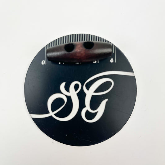 Sewing Gem - Wooden Toggles - 2 Sizes/Colours