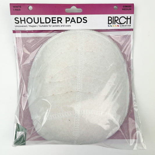 Birch - Raglan Shoulder Pads - Round Shape - Uncovered