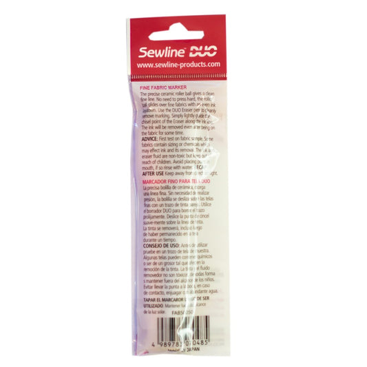 Sewline - Duo Marker & Eraser - various sizes