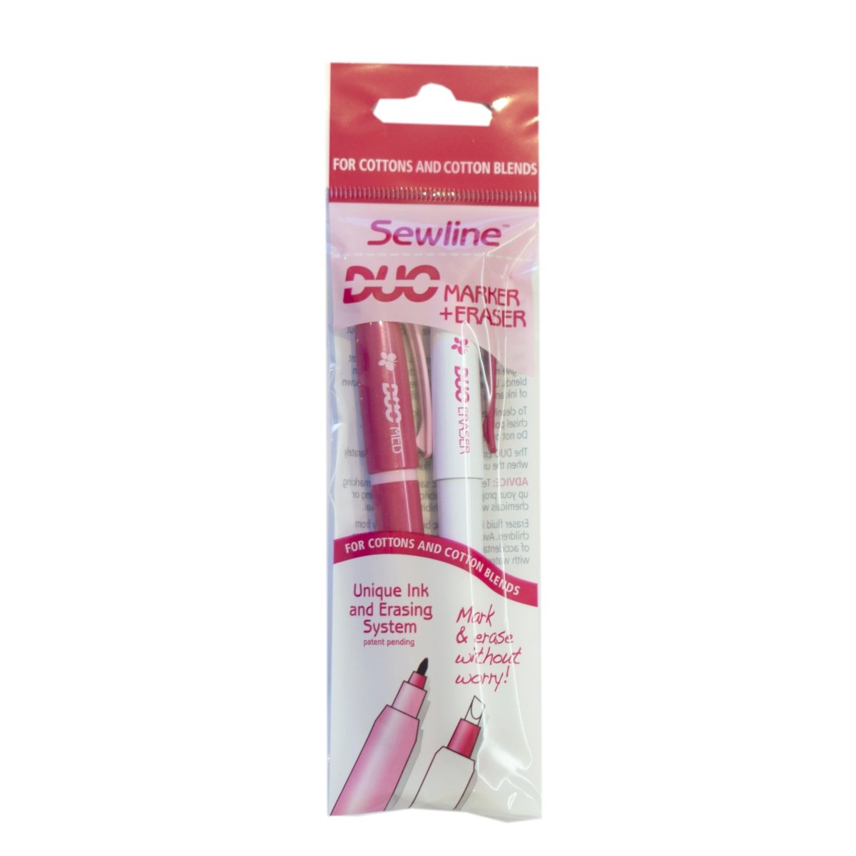 Sewline - DUO Marker & Eraser - various sizes