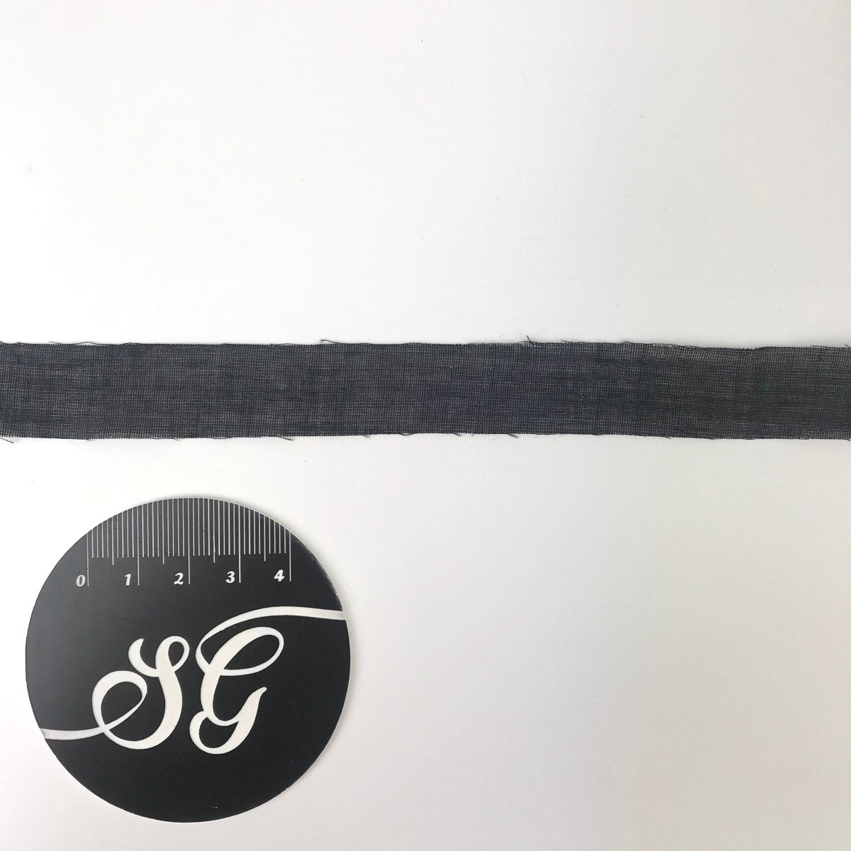 19mm Black Elastic Tape - Per Metre