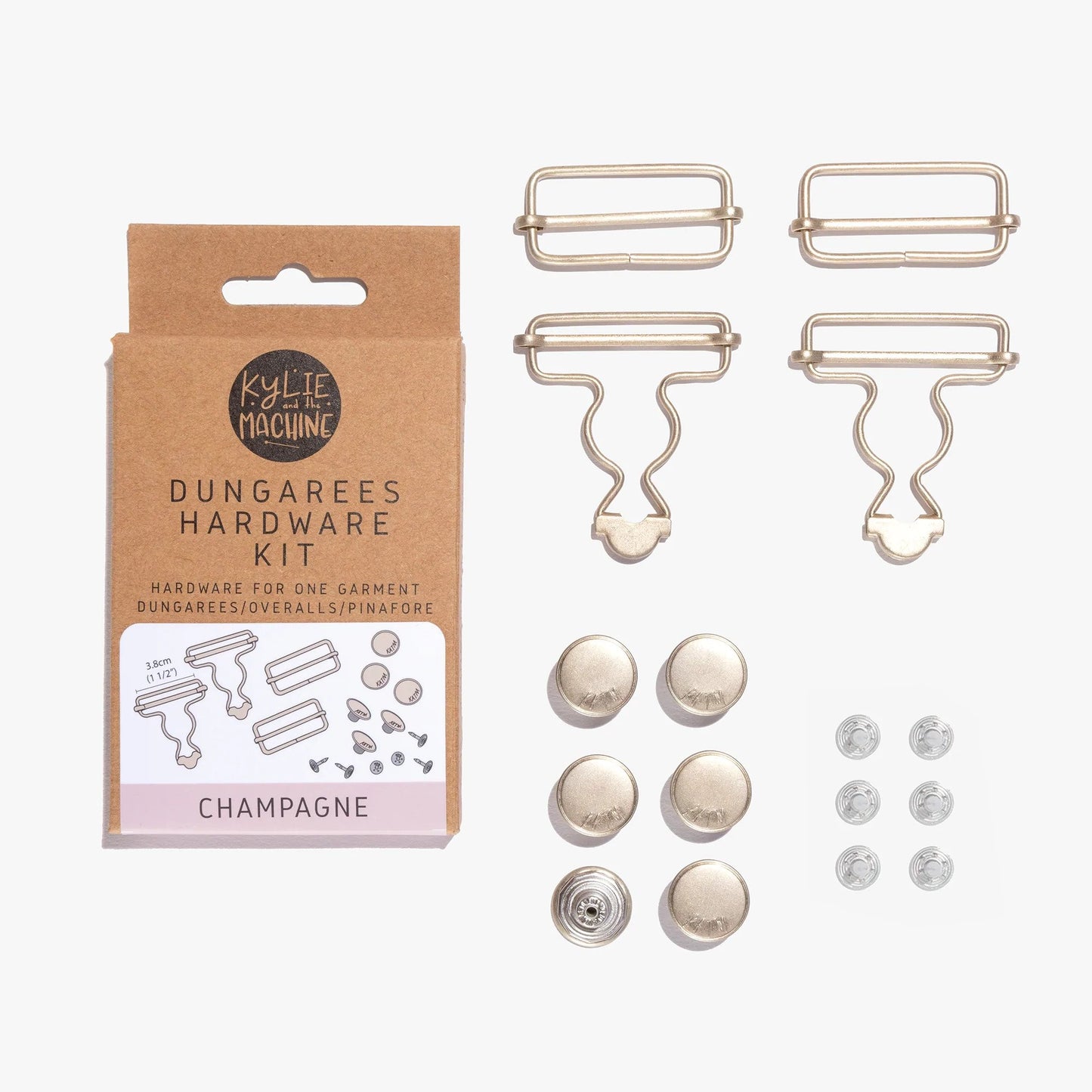 Kylie and the Machine  - Dungarees Hardware Kit