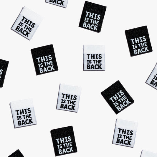 Kylie and the Machine - Woven labels - "This is the Back"