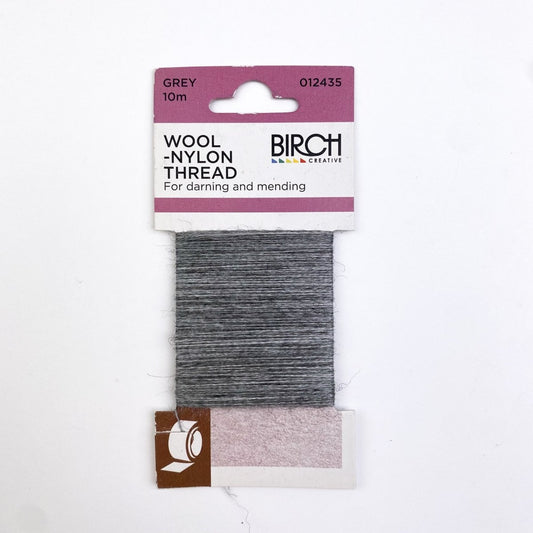 Birch  - Wool-Nylon Thread For Darning and Mending