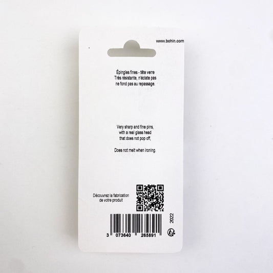 Bohin - Glass Head Pins 150pk