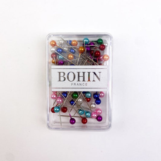 Bohin - Pearlised Head Pins Box