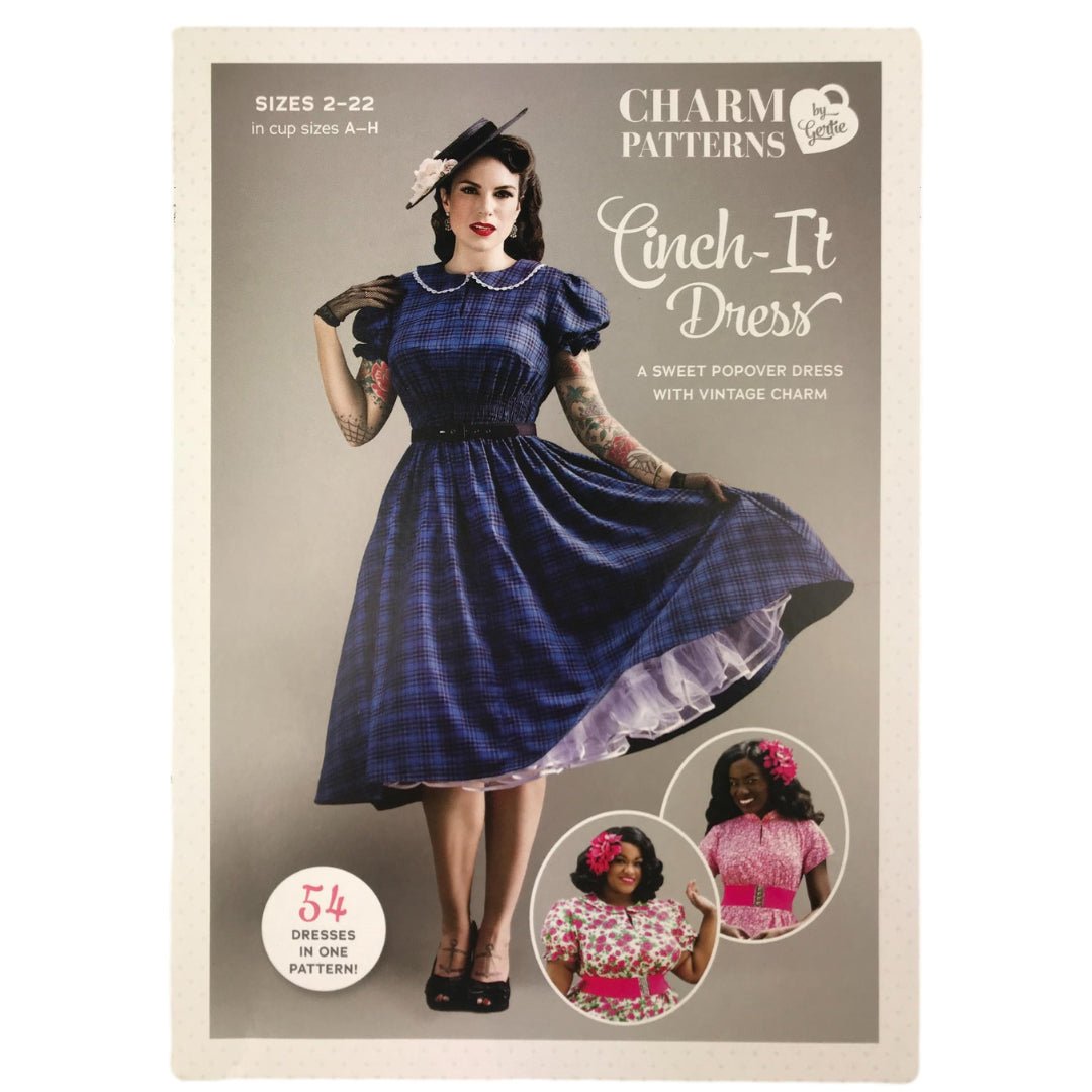 Charm Patterns By Gertie - Cinch-It Dress