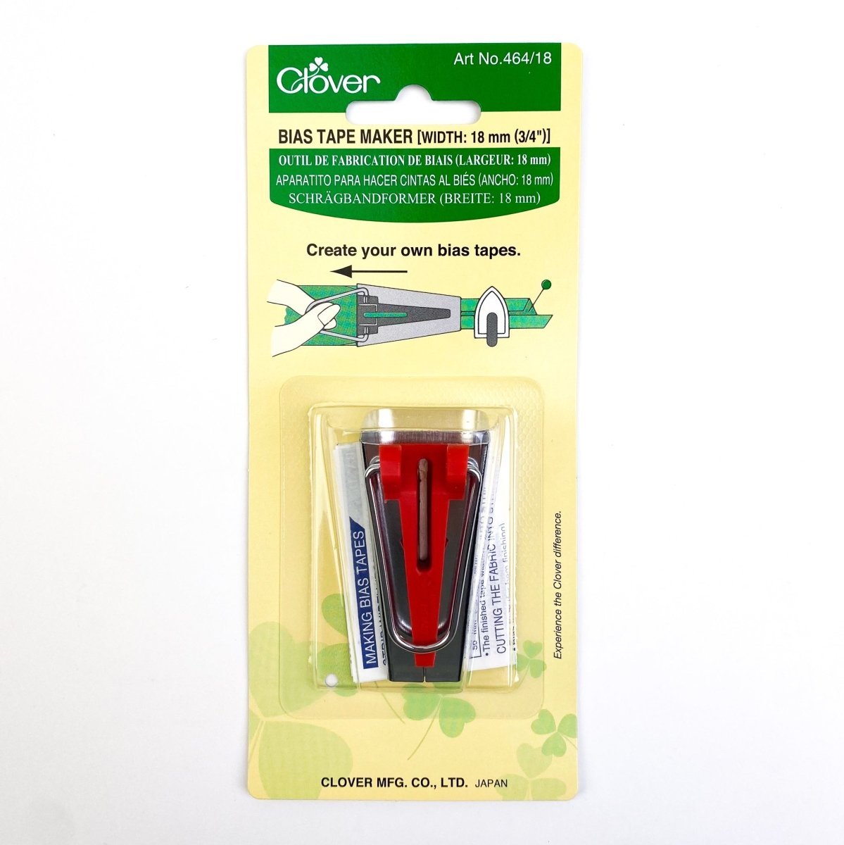 Clover Bias Tape Makers Assorted Sizes Sewing Gem