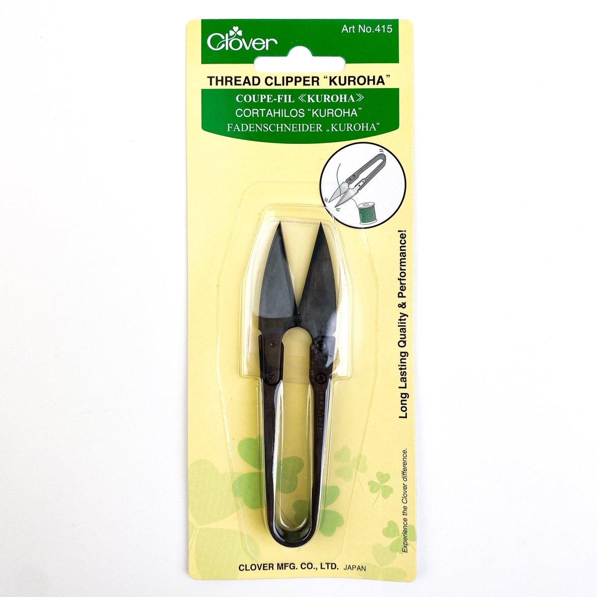 Thread Cutter Clover Clover - Kuroha Thread Clipper – Sewing Gem