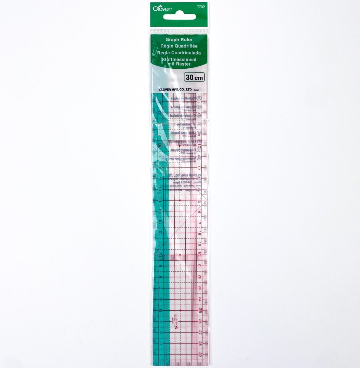 Clover - Plotting/Grading Ruler - 30cm – Sewing Gem
