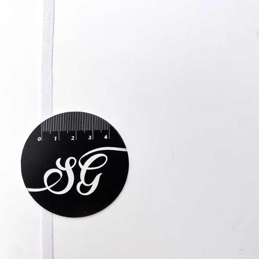 Cotton Tape - 100% Cotton - 6mm - White and Black