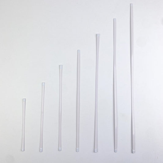 Flat Steel Boning - White - 6mm