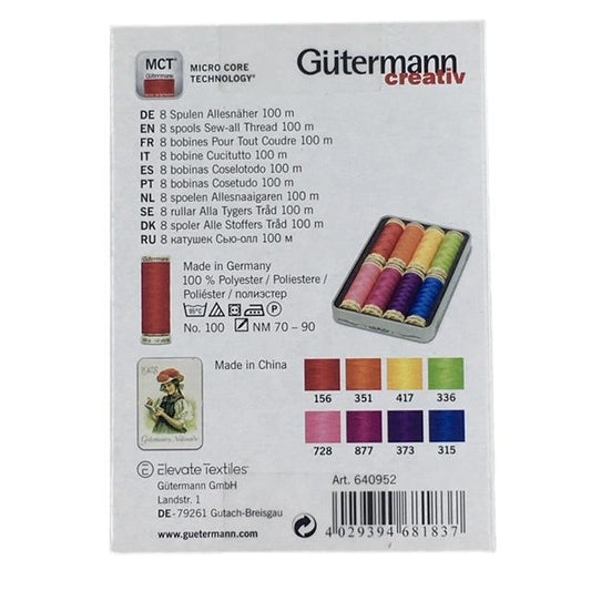 Gutermann - Nostalgic Box of Sew-All Thread - 3 Colour Sets Available