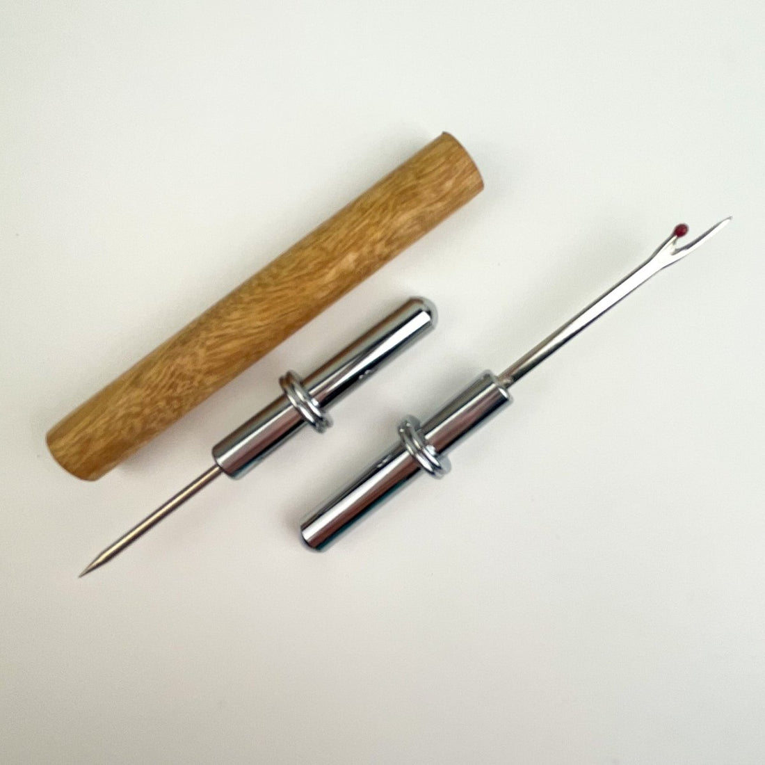 Handmade Wooden Seam Ripper and Awl Sewing Gem