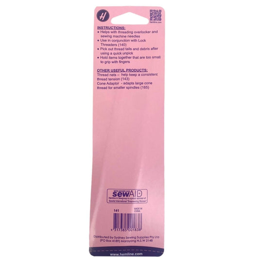 Hemline - Fine Point Tweezers for Overlocker/Serger