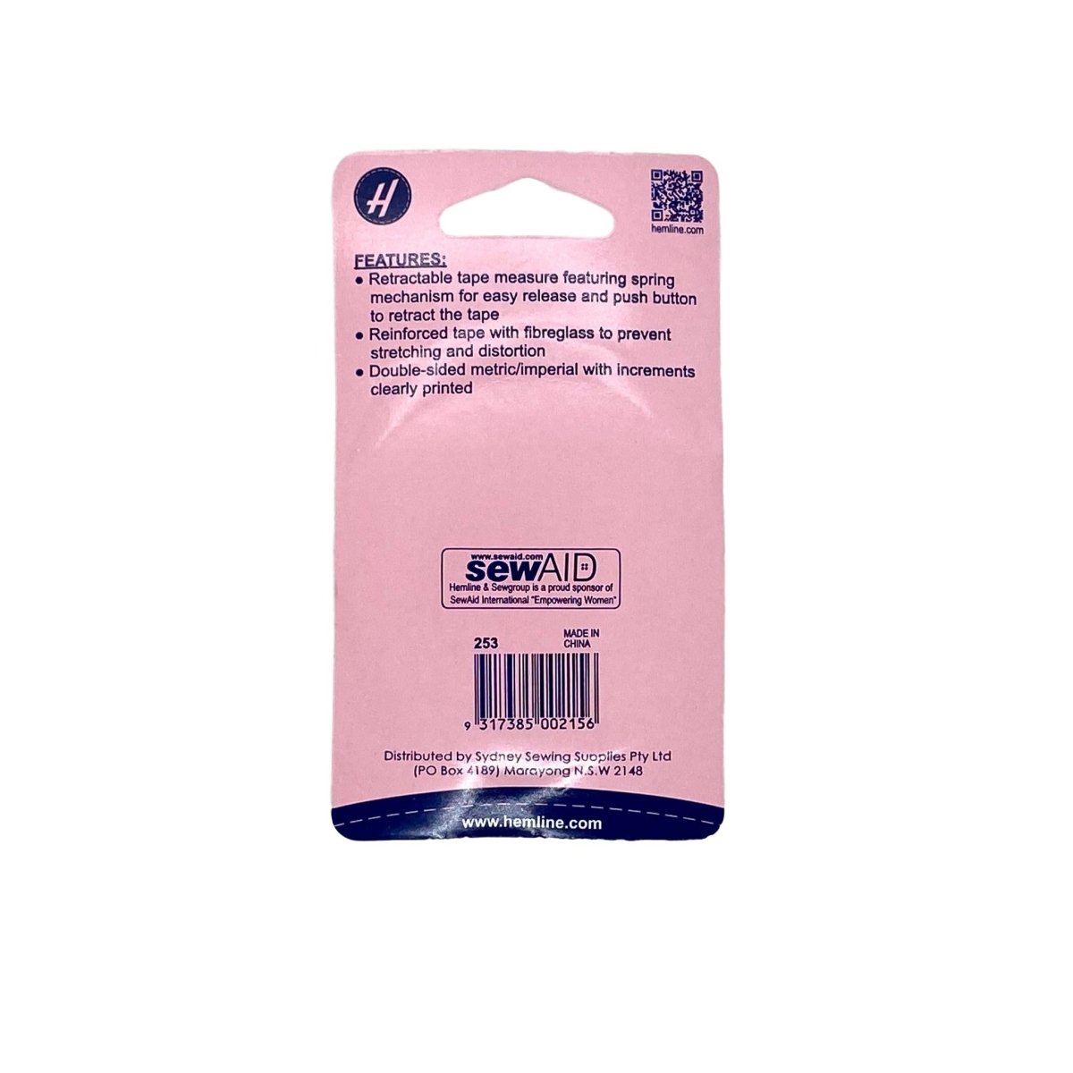Retractable tape discount measure sewing