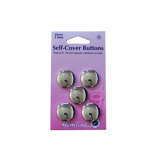 Hemline - Self Cover Buttons - 22mm x 5