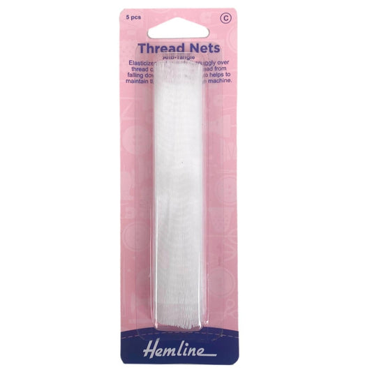 Hemline - Thread Nets 5 Pack - White
