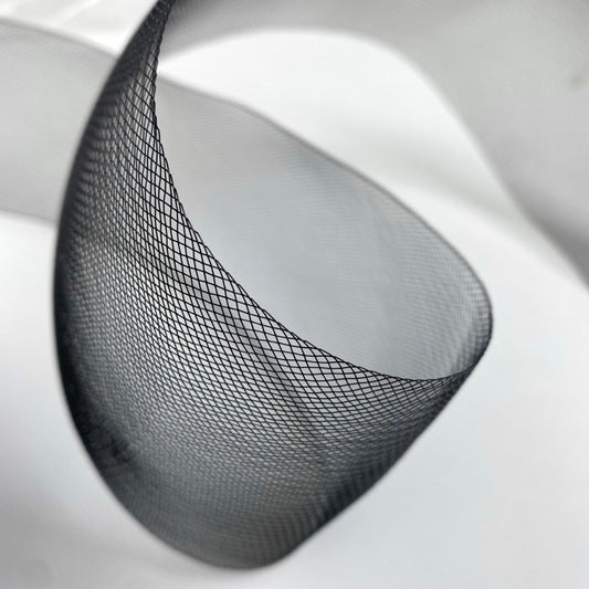 Horsehair Braid - Polyester - Black - Price Per Metre