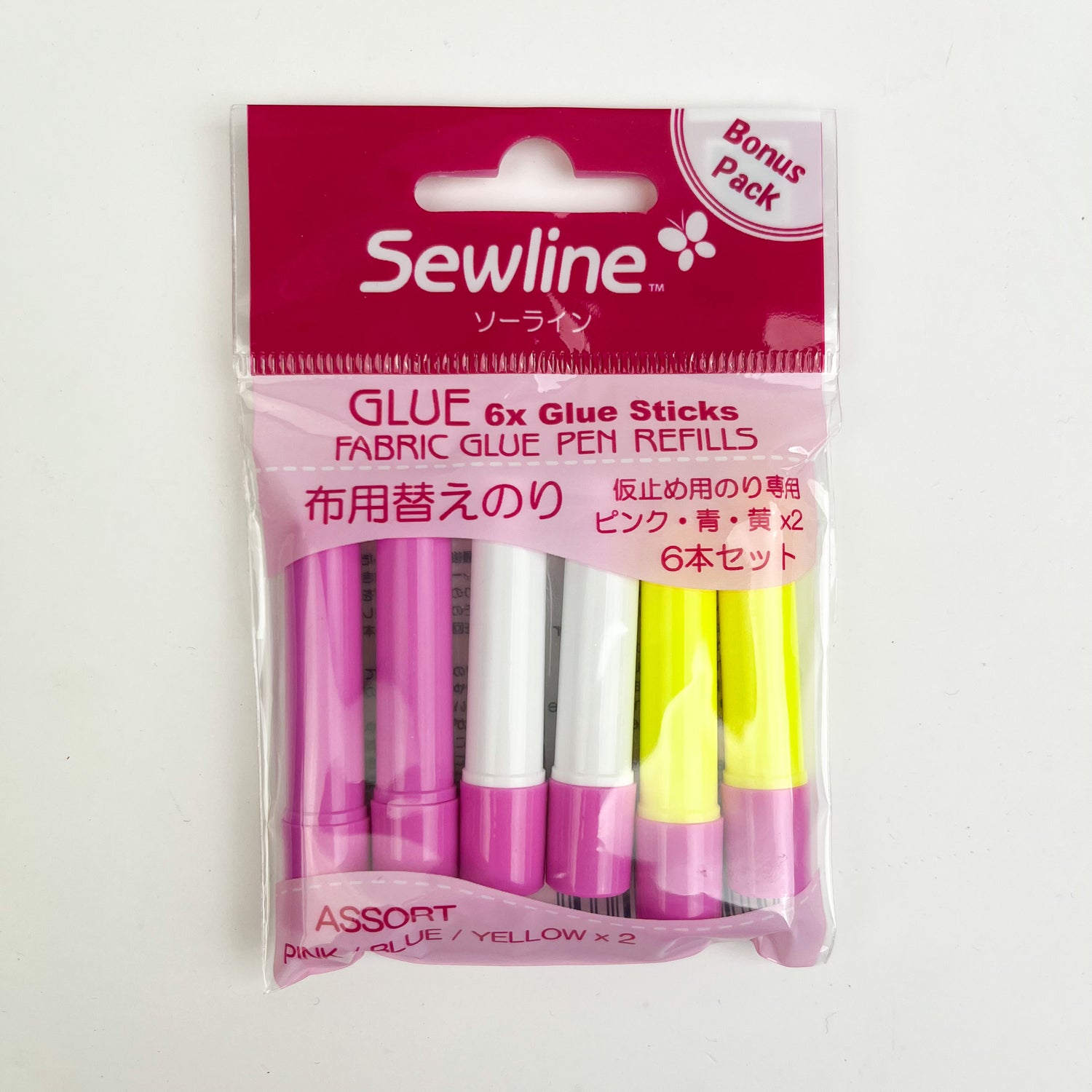 Sewline Fabric Pencil Refill Lead Yellow