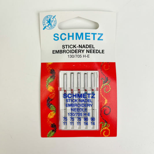Schmetz - Embroidery Sewing Machine Needle - Assorted Sizes