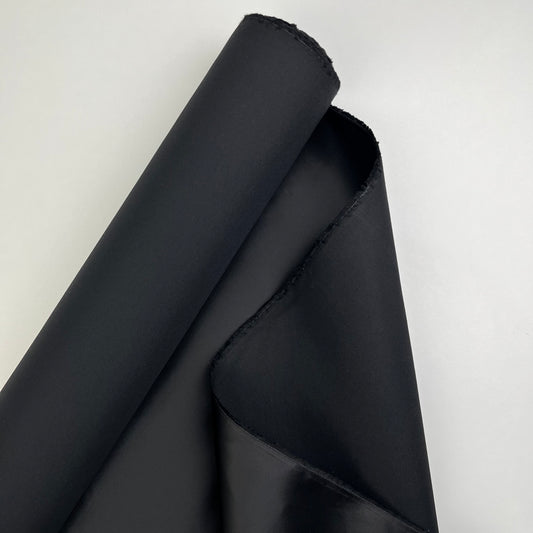 Coutil - Satin Coutil / Cotton Backed - Black