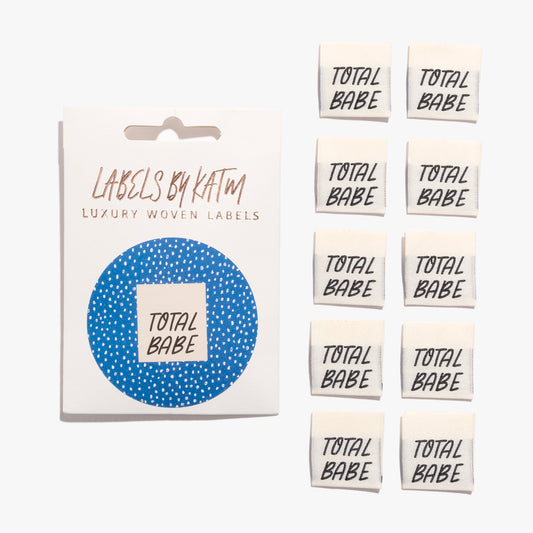 Kylie and the Machine - Woven labels - "Total Babe"