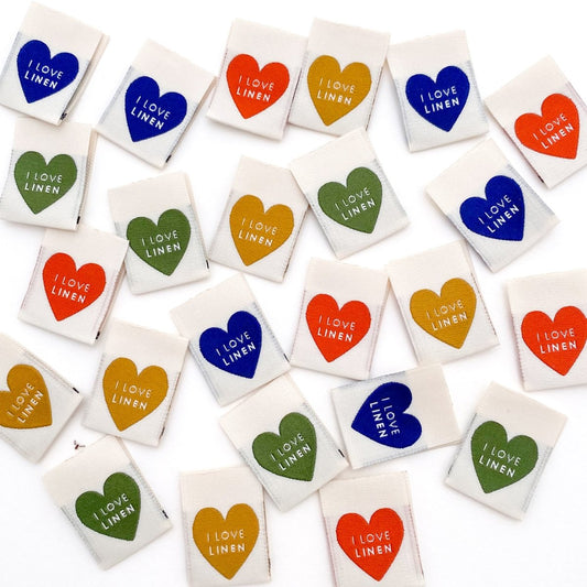 Kylie and the Machine - Woven Labels - "I Love Linen"