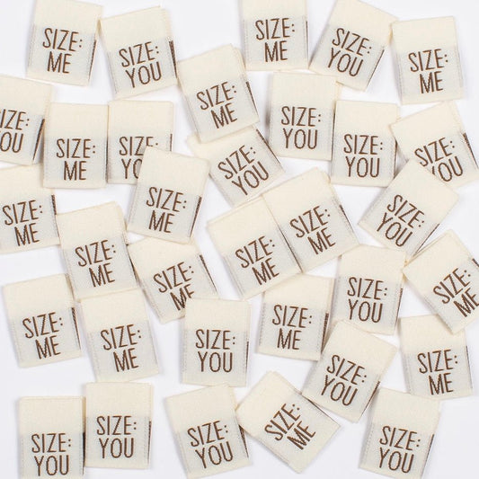 Kylie and the Machine - Woven Labels - "Size Me / Size You"