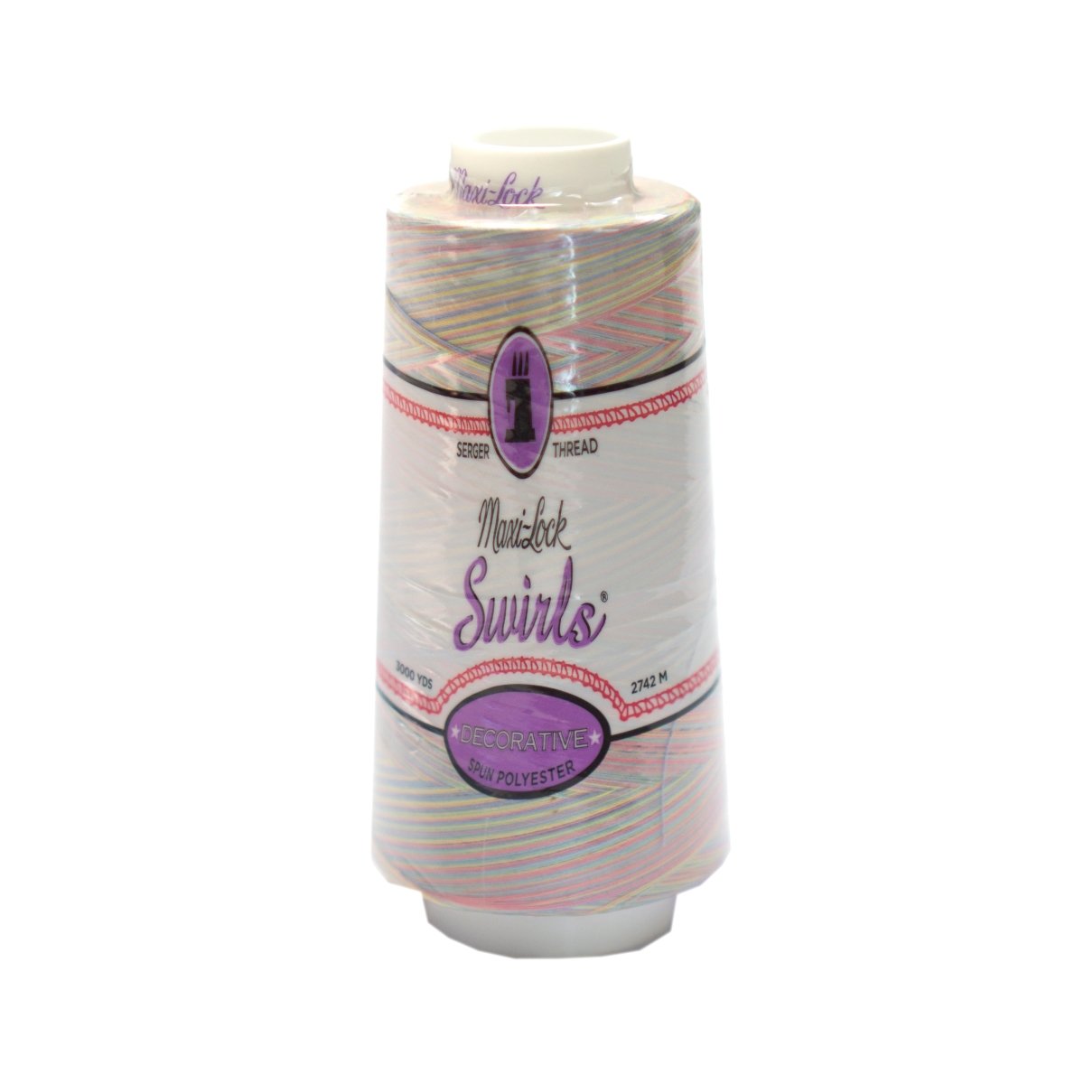 Maxi-Lock Swirls - Serger Thread - Assorted Colours