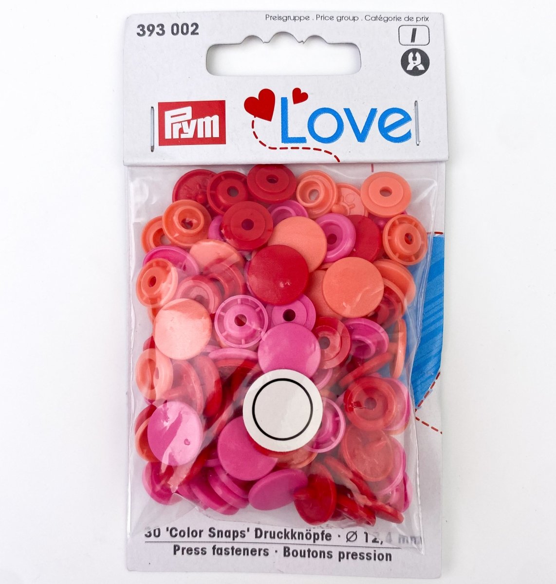 Prym Love - Coloured Snaps Fasteners - Multiple Colours Available - Sewing Gem