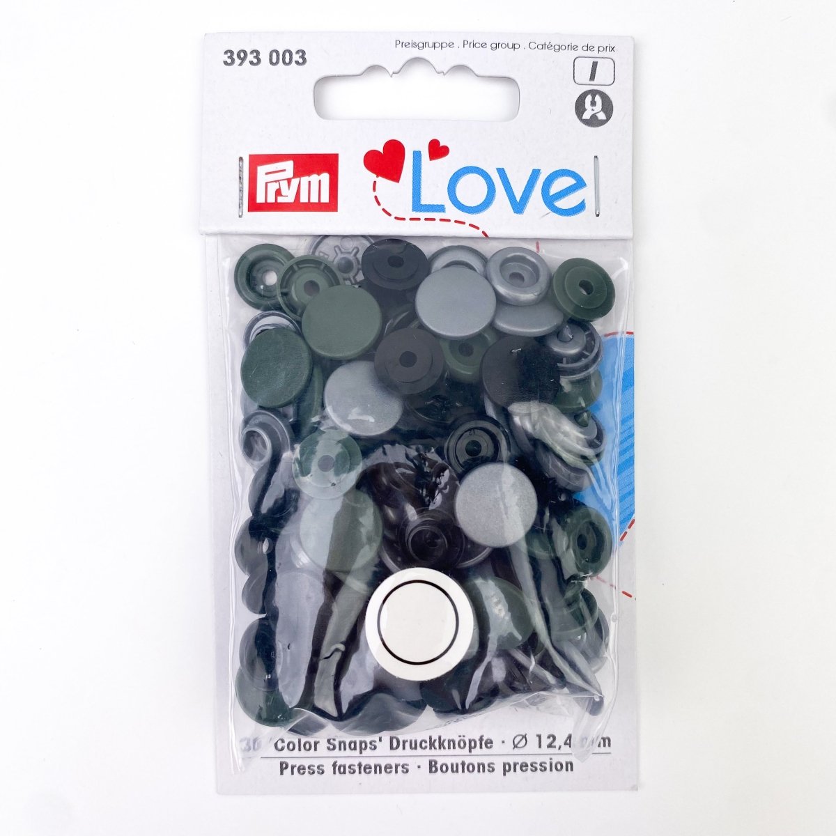 Prym Love - Coloured Snaps Fasteners - Multiple Colours Available - Sewing Gem