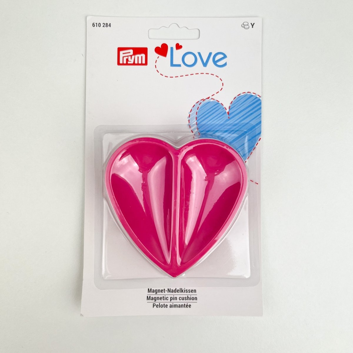 Prym Love - Heart Shaped Magnetic Pin Cushion - Sewing Gem