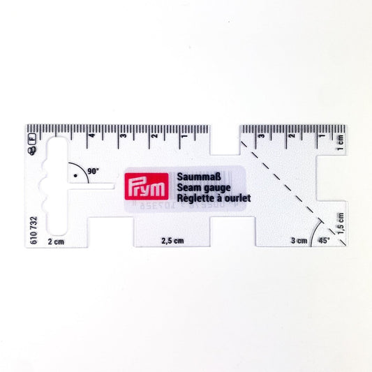 Prym - Plastic Seam Gauge - Sewing Gem