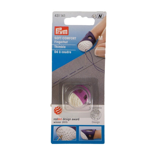 Prym - Soft Comfort Ergonomic Thimble - multiple sizes - Sewing Gem