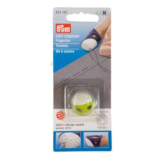 Prym - Soft Comfort Ergonomic Thimble - multiple sizes - Sewing Gem