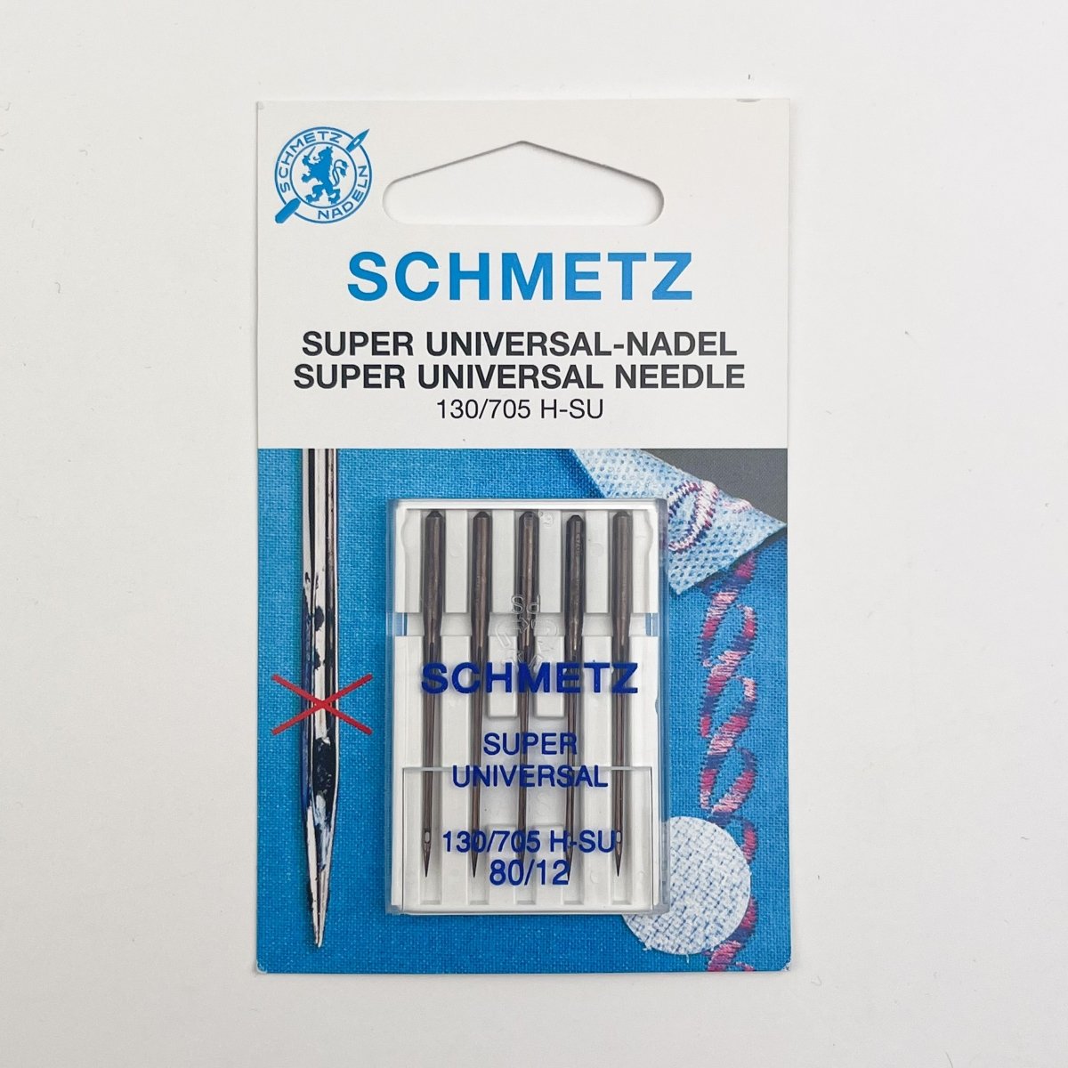 Schmetz - SUPER Universal (anti-adhesive) - Assorted Sizes - Sewing Gem