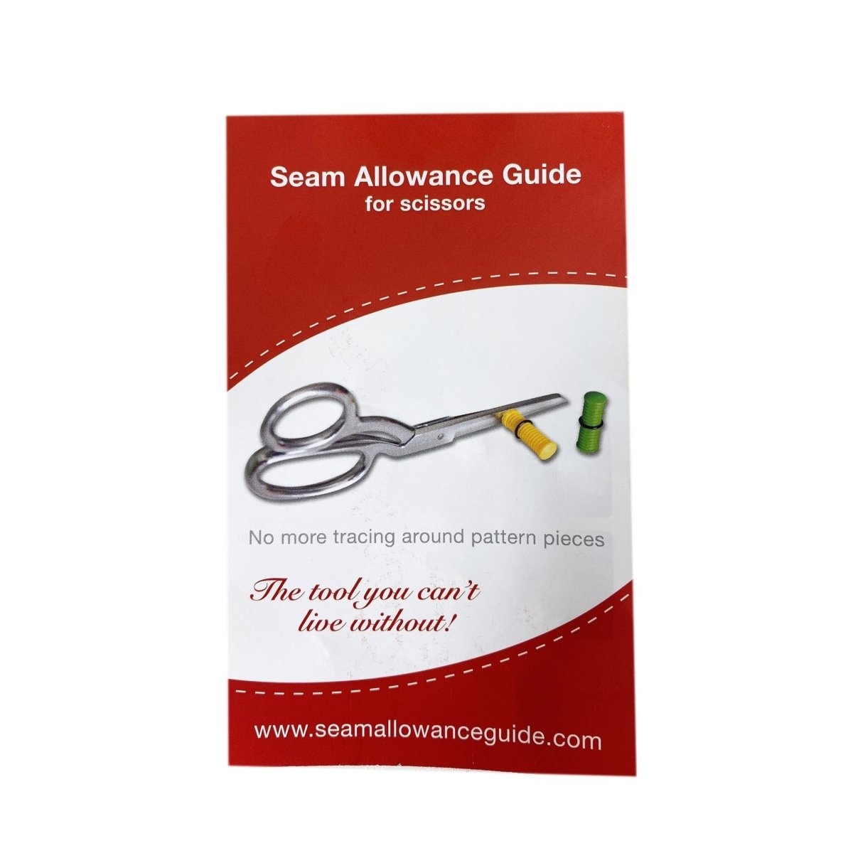 Seam Allowance Guide/Gauge For Scissors - Sewing Gem