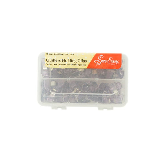Sew Easy - Quilters Holding Clips Bulk Pack - Small - 45 pack or 20 pack - Sewing Gem