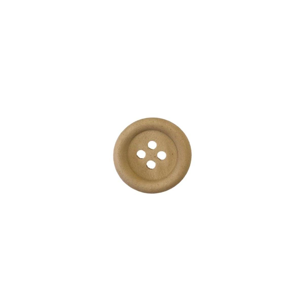 Sewing Gem - 4 Hole Natural Wooden Button - Multiple Sizes - Sewing Gem