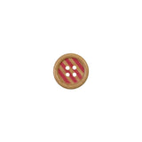 Sewing Gem - 4 Hole, Rainbow Wooden Buttons - 20mm - Sewing Gem