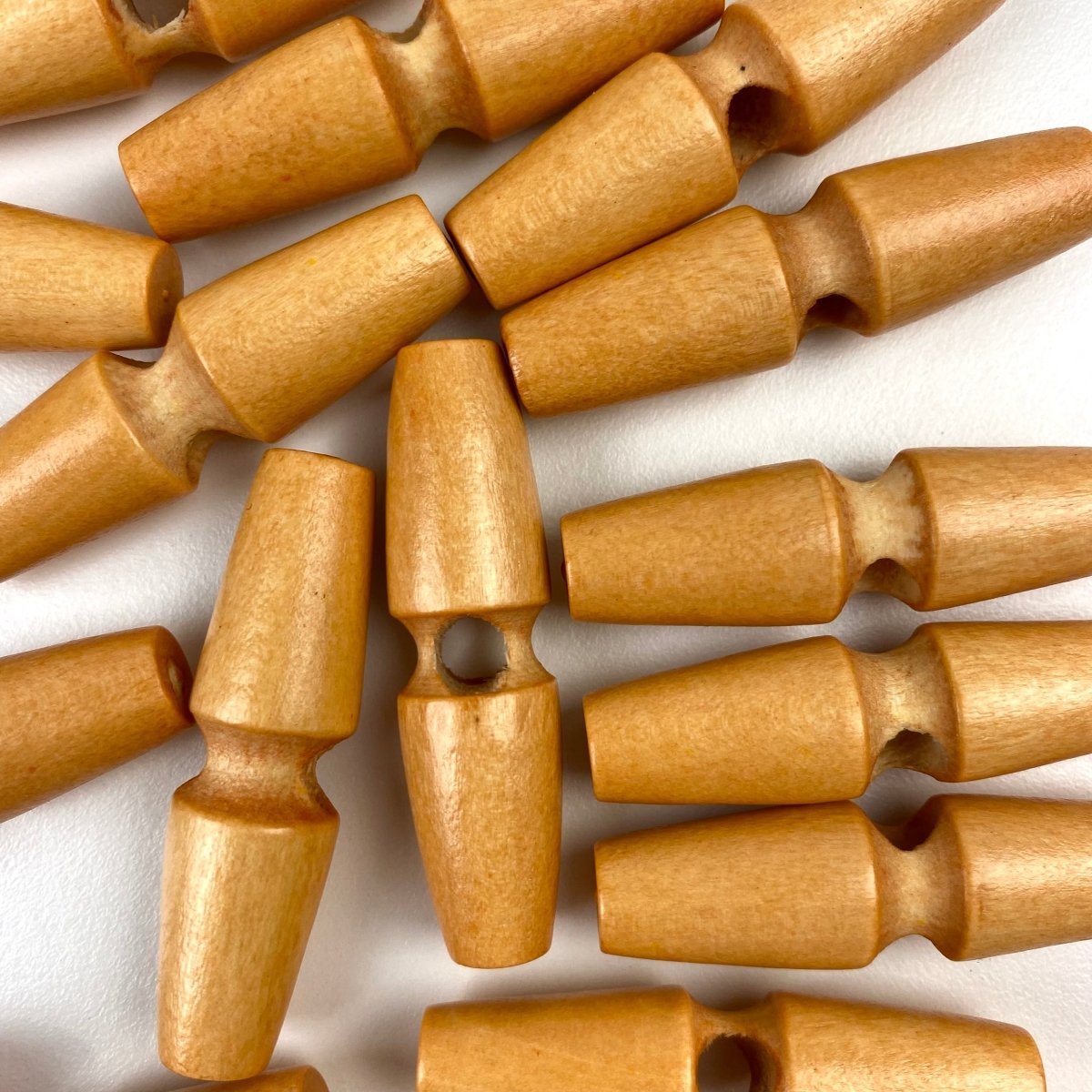 Sewing Gem - Caramel Brown Toggles - 50mm - Sewing Gem