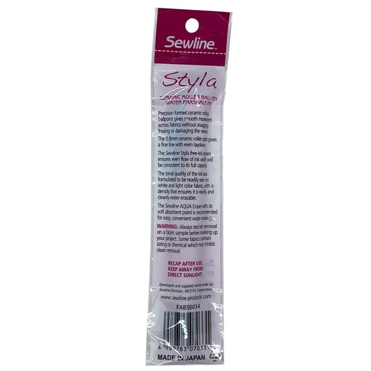Sewline - Styla Water Erasable Marker - Sewing Gem