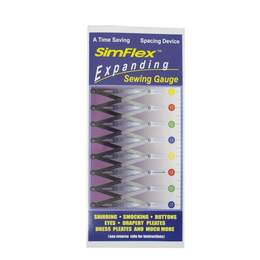 Simflex Expanding Sewing Gauge - Sewing Gem