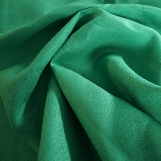 Sophie - 100% Mid-Weight Linen - Spring Green - Sewing Gem