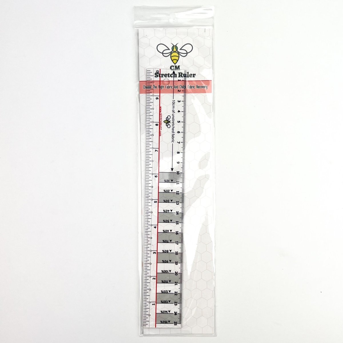 Stitch Buzz Stretch Ruler Sewing Gem