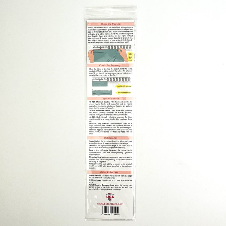 Stitch Buzz - Stretch Ruler – Sewing Gem