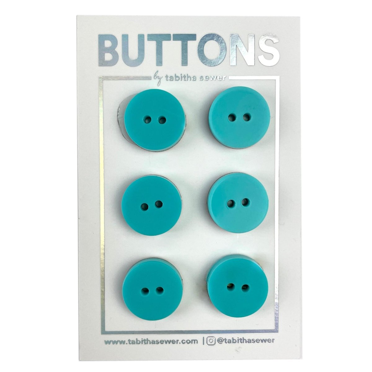 Tabitha Sewer - 15mm Classic Circle Buttons - Sewing Gem